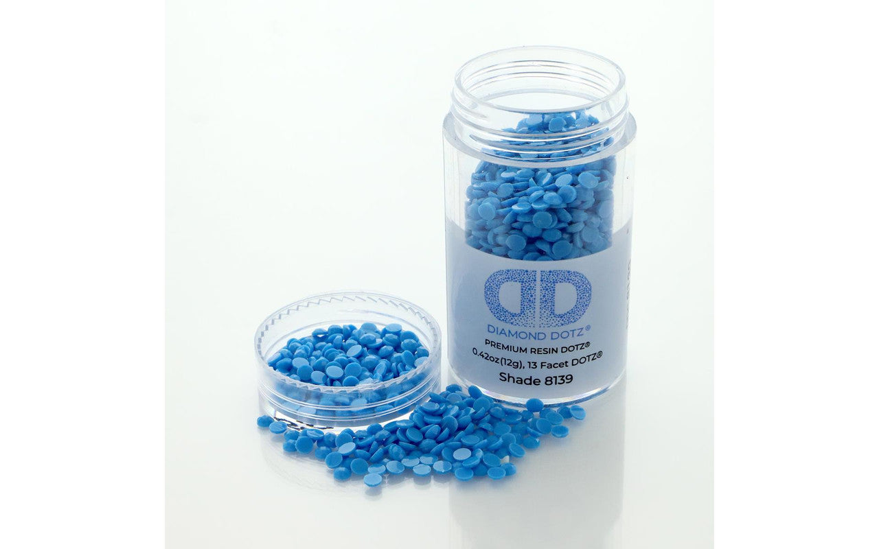 Gemas de estilo libre Diamond Dotz 2,8 mm 12 g Azul egeo 8139